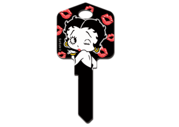 Betty Boop and Kisses House Key