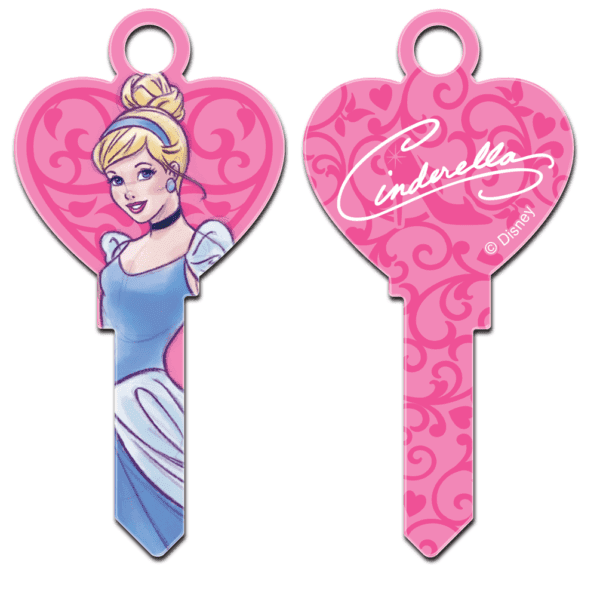Cinderella Heart Shape House Key
