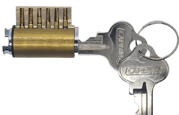 Cutaway BASIC – 6 Slot LW4/5 Entrance Set Cylinder – elocksmith Pty Ltd