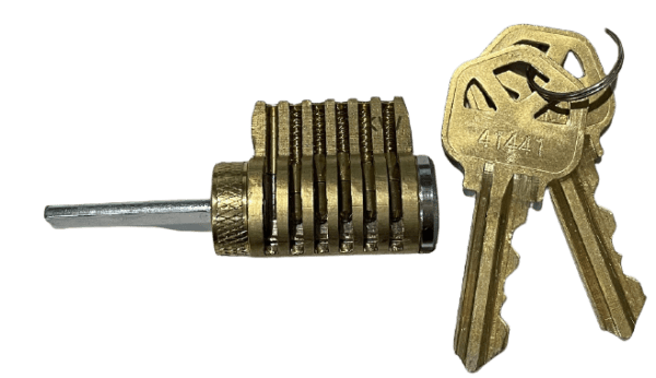 Cutaway 6 Slot KW1 Entrance Set Cylinder
