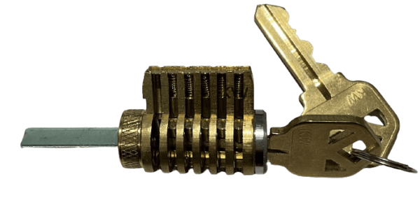 Cutaway 6 Slot KW1 Entrance Set Cylinder