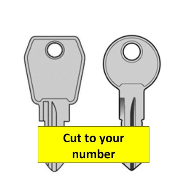 001 to 400 Replacement Key to code Suits Givi Top Box or Luggage Compartment - see description