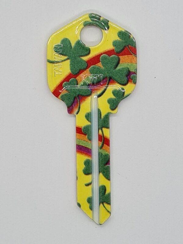 Rainbow Clover House Key - Suits LW4
