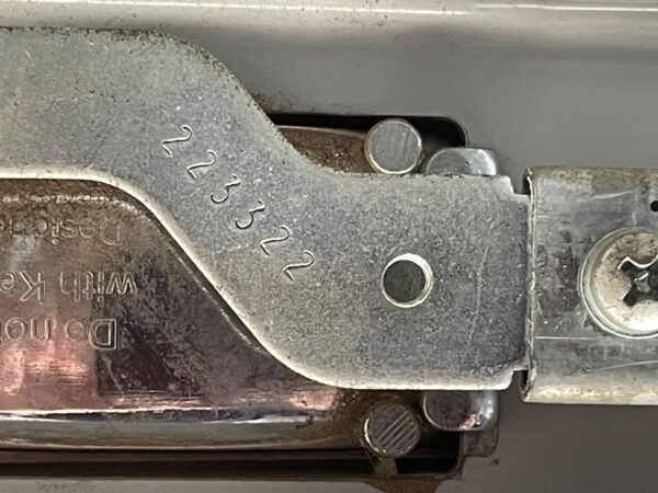 111111 to 444444 key for Lenlok Garage Roller doors see description