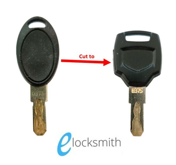 0001 to 5000 Caravan - RV Key Cut to Your Number